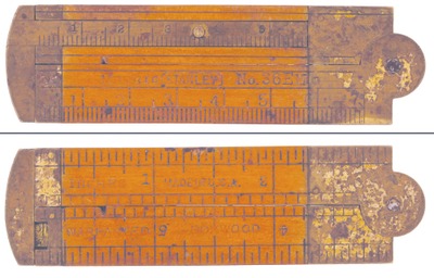 Stanley Rule & Level, No. 36 EM: Rare Metric Caliperding Rule