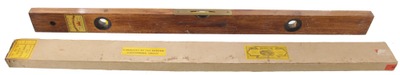 John Rabone & Sons, Birmingham, England, No. 78: Extra Clean 36" Trop Hdwd. Level