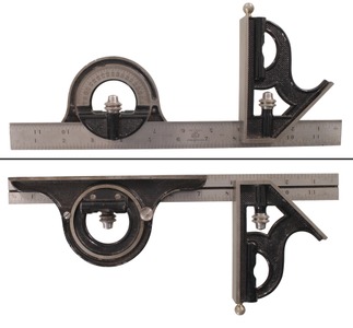 L.S. Starrett Company, Athol, Massachusetts, No. 11H: Machinist's Combination Square
