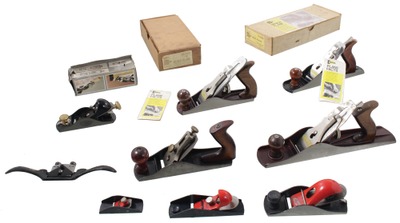 Stanley Tools/New Britain, Ct: Lot Of Later Type Woodworking Planes