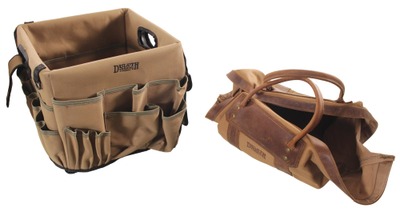 Duluth Trading Co./Duluth, Mn: Two Leather & Canv As Tool Satchels