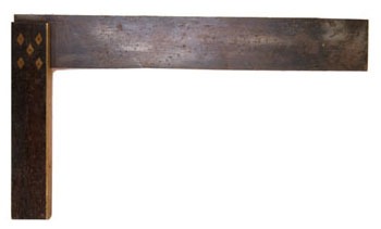 I. & H. Sorby, Sheffield, England: 19" Rosewood Handle Try Square