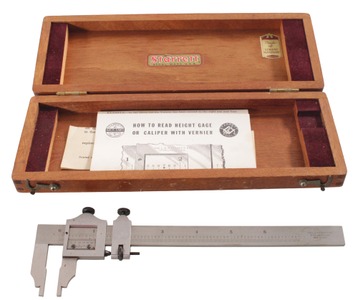 L.S. Starrett Company, Athol, Massachusetts, No. 122: Precision 6" Vernier Caliper