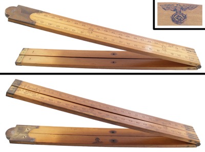 Third Reich, Now Defunct: One-Meter Nazi Era Folding Rule