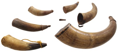 Unmarked: Five Early Powder Horns