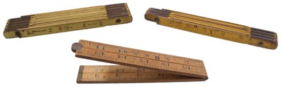 Stanley Rule & Level: Three "Four Square" Folding Rule