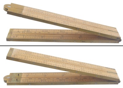 Lufkin Rule Company, Saginaw, Michigan, No. 771: Two-Foot/Four-Fold Folding Rule