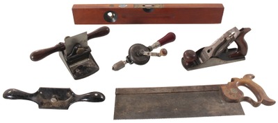 Assorted Makers: Lot Of Clean & Usabl Woodworking Tools