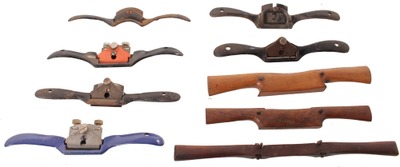 Assorted Makers: Lot Of Wood & Iron Spoke Shaves