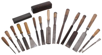Assorted Makers: Lot Of Clean & Usabl Chisels And Gouges