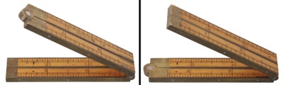 STANLEY (Unmarked), No. 65 1/2: One Foot, Four Fold Folding Rule