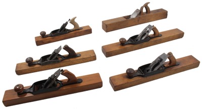Stanley Rule & Level: Lot Of Six Asst. Transitional Plane