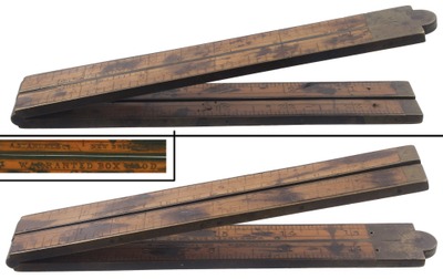 A. Stanley & Company, New Britain, Connecticut, No. 62: Two-Foot, Four-Fold Folding Rule