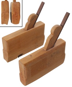 Assorted Makers: Pair Of Miniature H/R Molding Planes