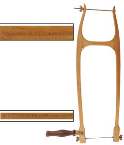 Sorrento Wood Carving Company (unmkarked): Leavitt's Patent Birch Fret Saw