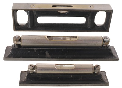 C.F. Richardson, Athol, Massachusetts: Three Small Size Spirit Levels