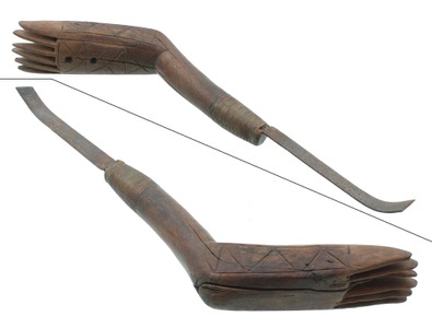 Unmarked, No. CK: Classic Native Amer. Crooked Knife
