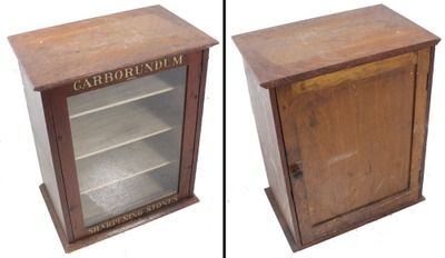 Carborundum Company, Niagara Falls, New York: Orig. Shapening Ston Display Case