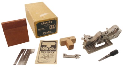 Stanley Rule & Level, No. 444: Dovetail T. & G. Plane