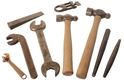 Assorted Makers: Lot Of Uncommon Beryllium Tools