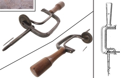 Dexter H. Chamberlain, Boston, Massachusetts: Early Patent Geared Frame Brace