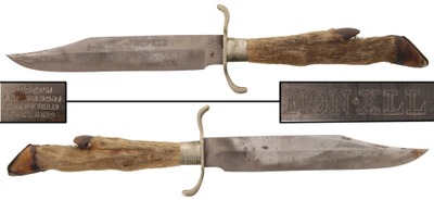 Allen & Sons, Joseph/Sheffield, E: Non-Xxl Hoof Hdl. Bowie Knife