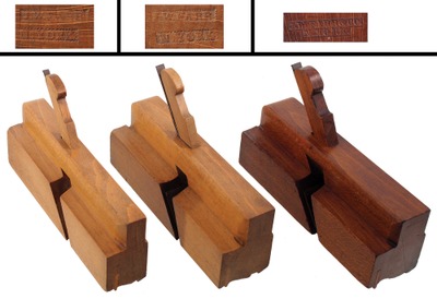 J.W. Farr & Company, New York, New York: Three Clean Complex Molding Planes