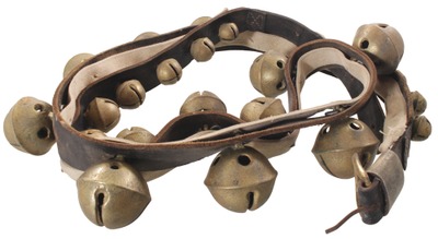 Unmarked: Superb Set Of Brass Sleigh Bells
