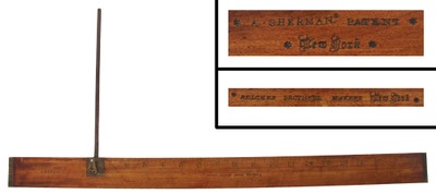 Belcher Bros. & Company, New York, New York: Amos Sherman's Paten Tailor's Rule