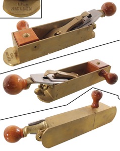 Lie-Nielsen Tool Works, Warren, Maine, No. LN-9: Brass Body Cabinet Mkrs. Block Plane