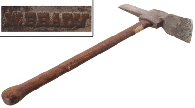 William N. Brady, Sr., Mount Joy, Pennsylvania: Early Double Blade Comb. Axe And Adze