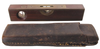 Stratton Brothers, Greenfield, Massachusetts, No. 10: Eight-Inch Rosewood Plumb & Level