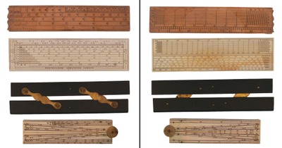 Assorted Makers: Lot Of Four Clean Navigator's Rules