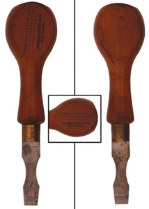 John Booth & Son, Philadelphia, Pennsylvania: Rare 1 1/2" Blade Screwdriver
