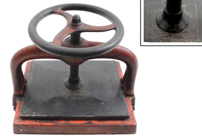 Unmarked: Early Cast Iron Copy Press