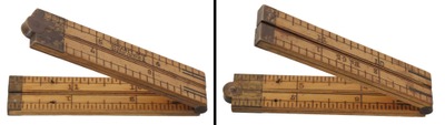 STANLEY (Unmarked), No. 65: One Foot, Four Fold Folding Rule