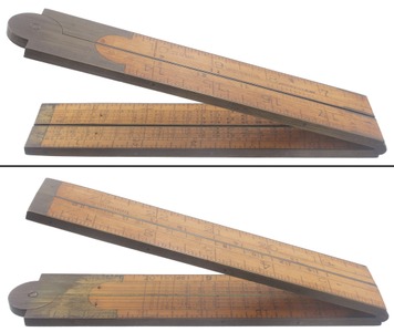 Upson Nut Company, Unionville, Connecticut, No. 82: Two Foot, Four Fold Folding Rule