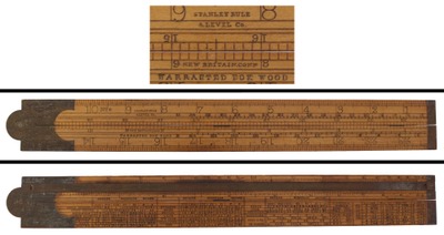 Stanley Rule & Level, No. 6: Two- Foot/ Two- Fold Folding Rule