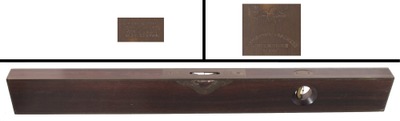 Stratton Brothers, Greenfield, Massachusetts, No. 1: Early Brass Bound Plumb &  Level