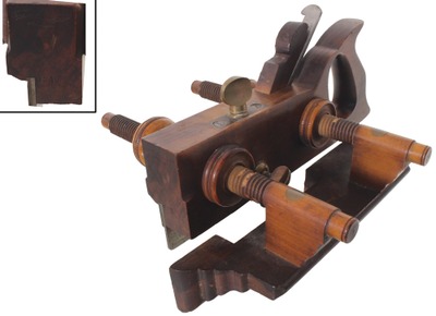 Sandusky Tool Company, Sandusky, Ohio, No. 128: Solid Applewood Hdld. Plow Plane