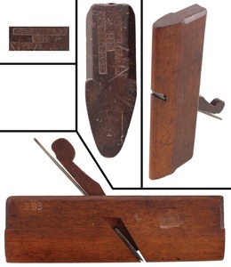 Jo. Fuller, In Providence: Early Yellow Birch Round Molding Plane