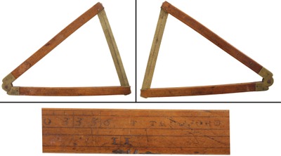 Thetford, F.: Early English Three Leg Folding Rule