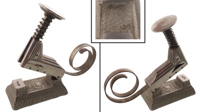 E.H. Hotchkiss Company, Norwalk, Connecticut: Rare "Star Paper Fastener" Stapler