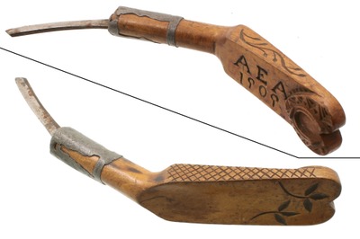 Unmarked, No. CK: Classic Native Amer. Crooked Knife