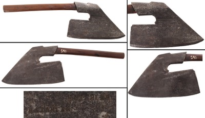 H. Stahler: Early Pennsylvania 14" "Goosewing" Axe