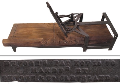 Devoge, Justin/Meadville, Pa: Devoge's Patent Mitre Box