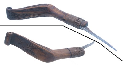 Unmarked, No. CK: Classic Native Amer. Crooked Knife