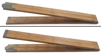 Upson Nut Company, Unionville, Connecticut, No. 66: Three-Foot/Four-Fold Folding Rule
