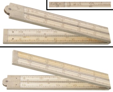 E.A. Stearns & Company, Brattleboro, Vermont, No. 50: Two-Foot, Four-Fold Folding Rule