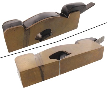 Unmarked: Ebony Infill Gunmeta Shoulder Plane
